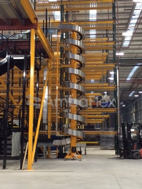All-purpose spiral conveyor for medium to large products
